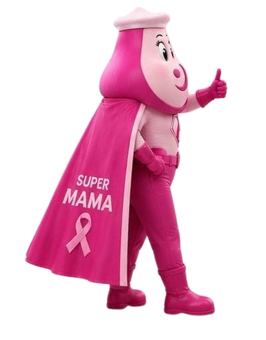 Super Mama caminhando